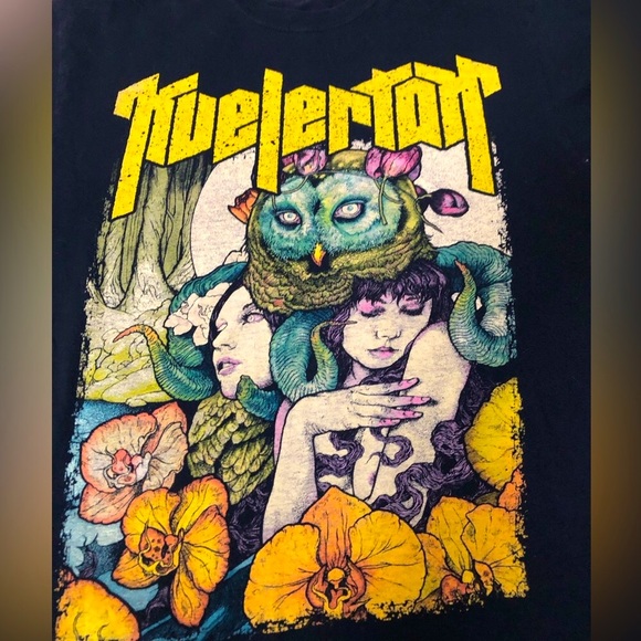 Kvelertak Heavy Metal/Black Doom Metal Octopool Black T-Shirt Sz Medium Men’s - Picture 2 of 6